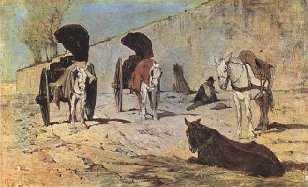 Roman Carts (mk09), Giovanni Segantini